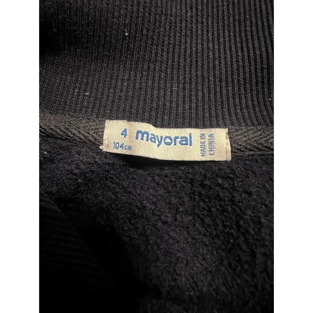 Mayoral boy Climbing Club Half Zip Sweater Size 4
